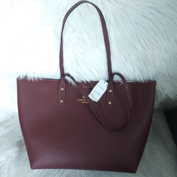 NWT COACH LTN TOWN TOTE HANDBAG SHOULDER BAG - Picture 1 of 11